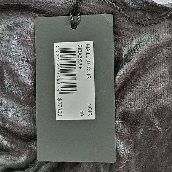 ZADIG & VOLTAIRE ONE-PIECE BLACK SKULL WOMEN'S SWIMSUIT size 8 - Picture 15 of 15